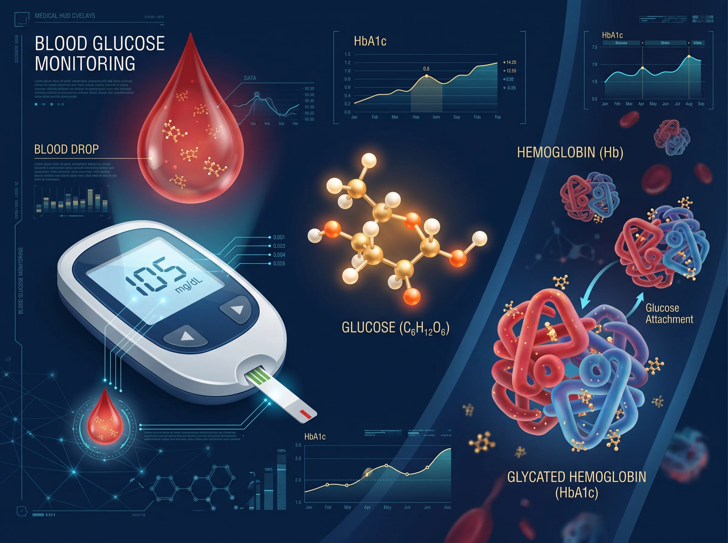 تست قند خون و HbA1c